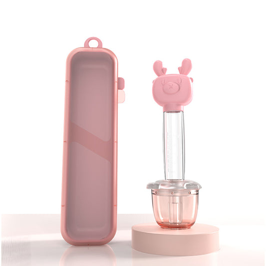 Anti-Choking Baby Syringe Medicine Feeder Device