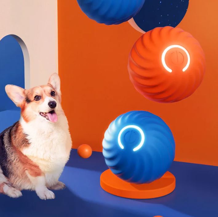 Juguetes de goma para perros con forma de pelota