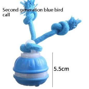 Juguete interactivo para mascotas con forma de bola rodante, recargable por USB