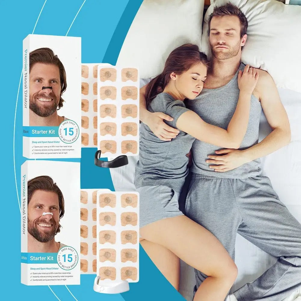 Tiras dilatadoras nasales magnéticas para dormir mejor