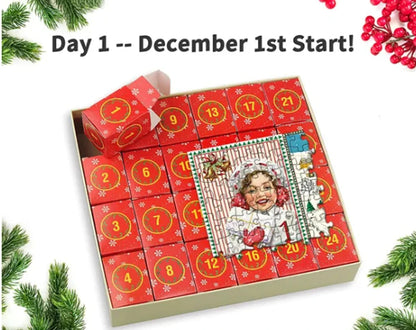 Rompecabezas de Adviento de Jigsaw Navideño