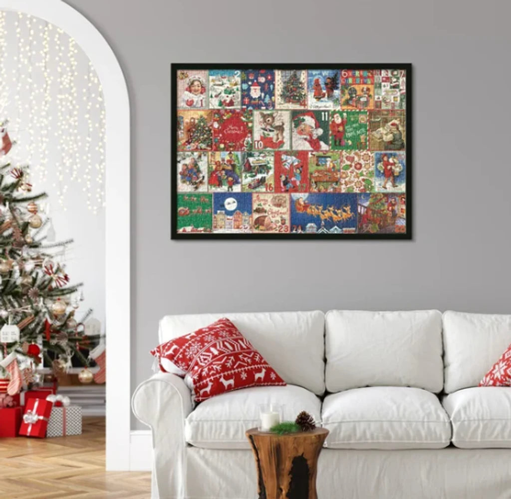 Rompecabezas de Adviento de Jigsaw Navideño