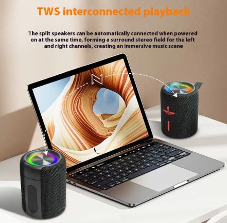 Altavoz Subwoofer Bluetooth Magnético Separable – Audio Portátil de Alta Fidelidad
