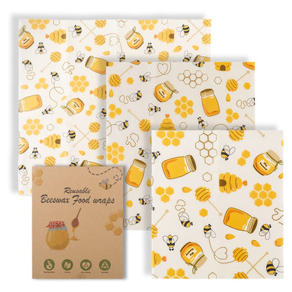 Paño de algodón con cera de abeja para mantener frescos los alimentos